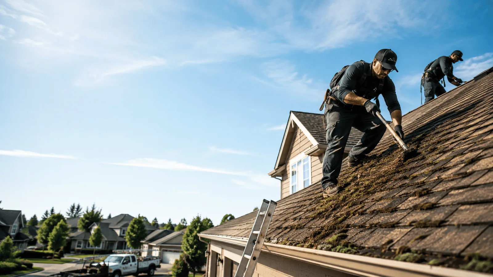 Roof Moss Removal in Middleboro, MA near me
